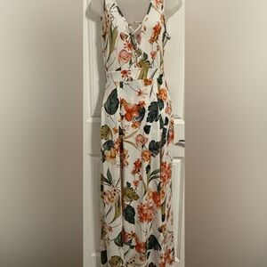 Iris women’s floral high/low dress.